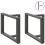 Patas para mesa de centro en forma de T (2 unidades), antracita, 70 x 25 x (42-43) cm, acero | Foro24.es | Tu tienda online para hogar, jardín y más Foro24.es