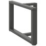 Patas para mesa de centro en forma de T (2 unidades), antracita, 70 x 25 x (42-43) cm, acero | Foro24.es | Tu tienda online para hogar, jardín y más Foro24.es