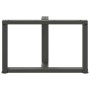 Patas para mesa de centro en forma de T (2 unidades), antracita, 70 x 25 x (42-43) cm, acero | Foro24.es | Tu tienda online para hogar, jardín y más Foro24.es