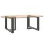 Patas para mesa de centro en forma de T (2 unidades), antracita, 70 x 25 x (42-43) cm, acero | Foro24.es | Tu tienda online para hogar, jardín y más Foro24.es