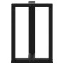 Patas para mesa de comedor en forma de T (2 unidades), color negro, 60 x 35 x (72-73) cm, acero by , Table legs - Ref: Foro24...