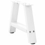 Patas para mesa de centro en forma de A (2 unidades), color blanco, 30 x (30-31) cm, acero | Foro24.es | Tu tienda online para hogar, jardín y más Foro24.es