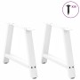 Patas para mesa de centro en forma de A (2 unidades), color blanco, 60 x (42-43) cm, acero | Foro24.es | Tu tienda online para hogar, jardín y más Foro24.es
