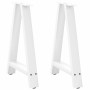 Patas para mesa de comedor en forma de A (2 unidades), color blanco, 60 x 72-73 cm, acero | Foro24.es | Tu tienda online para hogar, jardín y más Foro24.es
