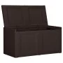 Brown cushion box 85 L 86x40x42 cm by vidaXL, Storage baskets - Ref: Foro24-340614, Price: 86,81 €, Discount: %