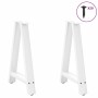 Patas para mesa de comedor en forma de A (2 unidades), color blanco, 60 x 72-73 cm, acero | Foro24.es | Tu tienda online para hogar, jardín y más Foro24.es