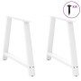 Patas para mesa de comedor en forma de A (2 unidades), color blanco, 90 x (72-73) cm, acero | Foro24.es | Tu tienda online para hogar, jardín y más Foro24.es