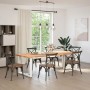 Patas para mesa de comedor en forma de T (2 unidades), color blanco, 90 x 35 x (72-73) cm, acero | Foro24.es | Tu tienda online para hogar, jardín y más Foro24.es