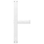 Patas para mesa de comedor en forma de T (2 unidades), color blanco, 90 x 35 x (72-73) cm, acero | Foro24.es | Tu tienda online para hogar, jardín y más Foro24.es