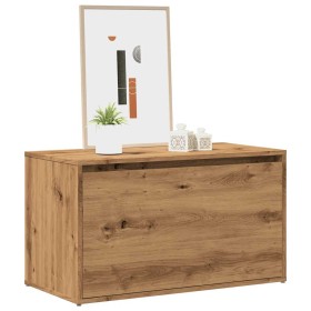 Banco de pasillo de aglomerado roble artesanal 80x40x45 cm by , Benches for halls and storage - Ref: Foro24-856753, Price: 74...
