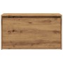 Banco de pasillo de aglomerado roble artesanal 80x40x45 cm by , Benches for halls and storage - Ref: Foro24-856753, Price: 74...