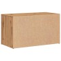 Banco de pasillo de aglomerado roble artesanal 80x40x45 cm by , Benches for halls and storage - Ref: Foro24-856753, Price: 74...