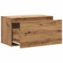 Banco de pasillo de aglomerado roble artesanal 80x40x45 cm by , Benches for halls and storage - Ref: Foro24-856753, Price: 74...