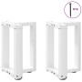 Patas para mesa de centro en forma de T (2 unidades), color blanco, 38 x 25 x (42-43) cm, acero | Foro24.es | Tu tienda online para hogar, jardín y más Foro24.es