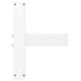 Patas para mesa de bar en forma de T (2 unidades), color blanco, 40 x 35 x (90-91) cm, acero by , Table legs - Ref: Foro24-40...