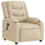Sillón de masaje reclinable de tela crema von , Sessel - Ref: Foro24-4019934, Preis: 236,86 €, Rabatt: %