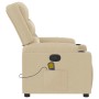 Sillón de masaje reclinable de tela crema von , Sessel - Ref: Foro24-4019934, Preis: 236,86 €, Rabatt: %