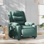 Sillón reclinable eléctrico tela verde oscuro by , Armchairs - Ref: Foro24-3310250, Price: 267,22 €, Discount: %