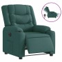Sillón reclinable eléctrico tela verde oscuro by , Armchairs - Ref: Foro24-3310250, Price: 267,22 €, Discount: %