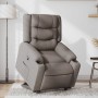 Sillón reclinable elevable tela gris taupe | Foro24.es | Tu tienda online para hogar, jardín y más Foro24.es