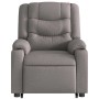 Sillón reclinable elevable tela gris taupe | Foro24.es | Tu tienda online para hogar, jardín y más Foro24.es