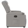 Sillón reclinable elevable de tela gris nube by , Armchairs - Ref: Foro24-3310267, Price: 290,46 €, Discount: %