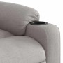 Sillón reclinable elevable de tela gris nube by , Armchairs - Ref: Foro24-3310267, Price: 290,46 €, Discount: %