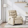 Sillón reclinable de masaje eléctrico tela color crema by , Armchairs - Ref: Foro24-3310259, Price: 286,47 €, Discount: %