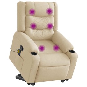 Silla de masaje reclinable de pie de tela color crema von , Sessel - Ref: Foro24-3310273, Preis: 299,09 €, Rabatt: %