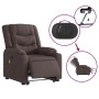 Sillón masaje eléctrico reclinable elevable tela marrón oscuro von , Sessel - Ref: Foro24-3310284, Preis: 360,73 €, Rabatt: %