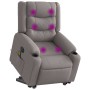 Sillón de masaje eléctrico reclinable elevable tela taupé by , Armchairs - Ref: Foro24-3310286, Price: 335,36 €, Discount: %