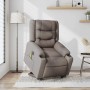 Sillón de masaje eléctrico reclinable elevable tela taupé by , Armchairs - Ref: Foro24-3310286, Price: 335,36 €, Discount: %