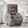 Sillón de masaje eléctrico reclinable elevable tela taupé by , Armchairs - Ref: Foro24-3310286, Price: 335,36 €, Discount: %