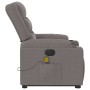 Sillón de masaje eléctrico reclinable elevable tela taupé by , Armchairs - Ref: Foro24-3310286, Price: 335,36 €, Discount: %