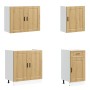 Mueble de cocina Kalmar 7 piezas artesanal roble by , Kitchen cabinets - Ref: Foro24-3314790, Price: 611,59 €, Discount: %