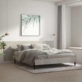Wandkopfteil aus betongrauem Sperrholz, 240 x 1,5 x 80 cm von vidaXL, Kopf- und Fußteile - Ref: Foro24-811056, Preis: 61,73 €...