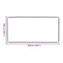 Lona transparente con ojales polietileno 1x2 m von , Wasserdichte Planen - Ref: Foro24-4018539, Preis: 14,87 €, Rabatt: %