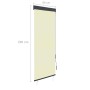 Estor enrollable de exterior color crema 60x250 cm by , Blinds and blinds - Ref: Foro24-145947, Price: 47,96 €, Discount: %