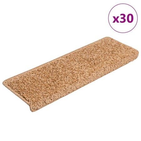 Alfombrilla escalera 30 uds 65x21x4 cm beige | Foro24.es | Tu tienda online para hogar, jardín y más Foro24.es