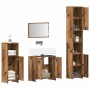 Juego de muebles de baño 4 piezas madera ingeniería envejecida von , Badezimmermöbel - Ref: Foro24-3328553, Preis: 192,14 €, ...