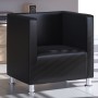 Sillón Cube de piel sintética negra | Foro24.es | Tu tienda online para hogar, jardín y más Foro24.es