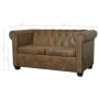 Sofá Chesterfield de 2 plazas de piel sintética marrón von , Sofas - Ref: Foro24-287918, Preis: 388,82 €, Rabatt: %