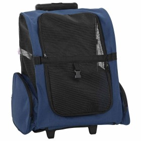 VidaXL - Carrito para mascotas 3 en 1, diseño