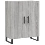 Aparador alto madera contrachapada gris sonoma 69,5x34x180 cm by , Sideboards - Ref: Foro24-3189283, Price: 124,75 €, Discoun...
