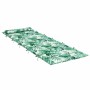 Cojín de tumbona de tela Oxford estampado de hojas 180x60x4 cm von , Kissen für Stühle und Sofas - Ref: Foro24-361864, Preis:...