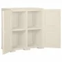Kunststoffschrank mit Holzdekor Vanila Ice 79x43x85,5 cm von vidaXL, Schließfächer und Lagerschränke - Ref: Foro24-340595, Pr...