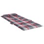 Cojines de silla respaldo alto 4 uds tela Oxford a cuadros rojo by , Cushions for chairs and sofas - Ref: Foro24-361914, Pric...