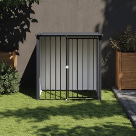 Caseta perros con tejado acero galvanizado negro 110x103x109 cm von , Hundehütten - Ref: Foro24-172347, Preis: 135,77 €, Raba...
