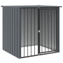 Caseta perros con tejado acero galvanizado negro 110x103x109 cm von , Hundehütten - Ref: Foro24-172347, Preis: 135,77 €, Raba...