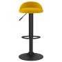 Taburetes de cocina 2 unidades terciopelo amarillo by , Kitchen stools - Ref: Foro24-333608, Price: 109,49 €, Discount: %